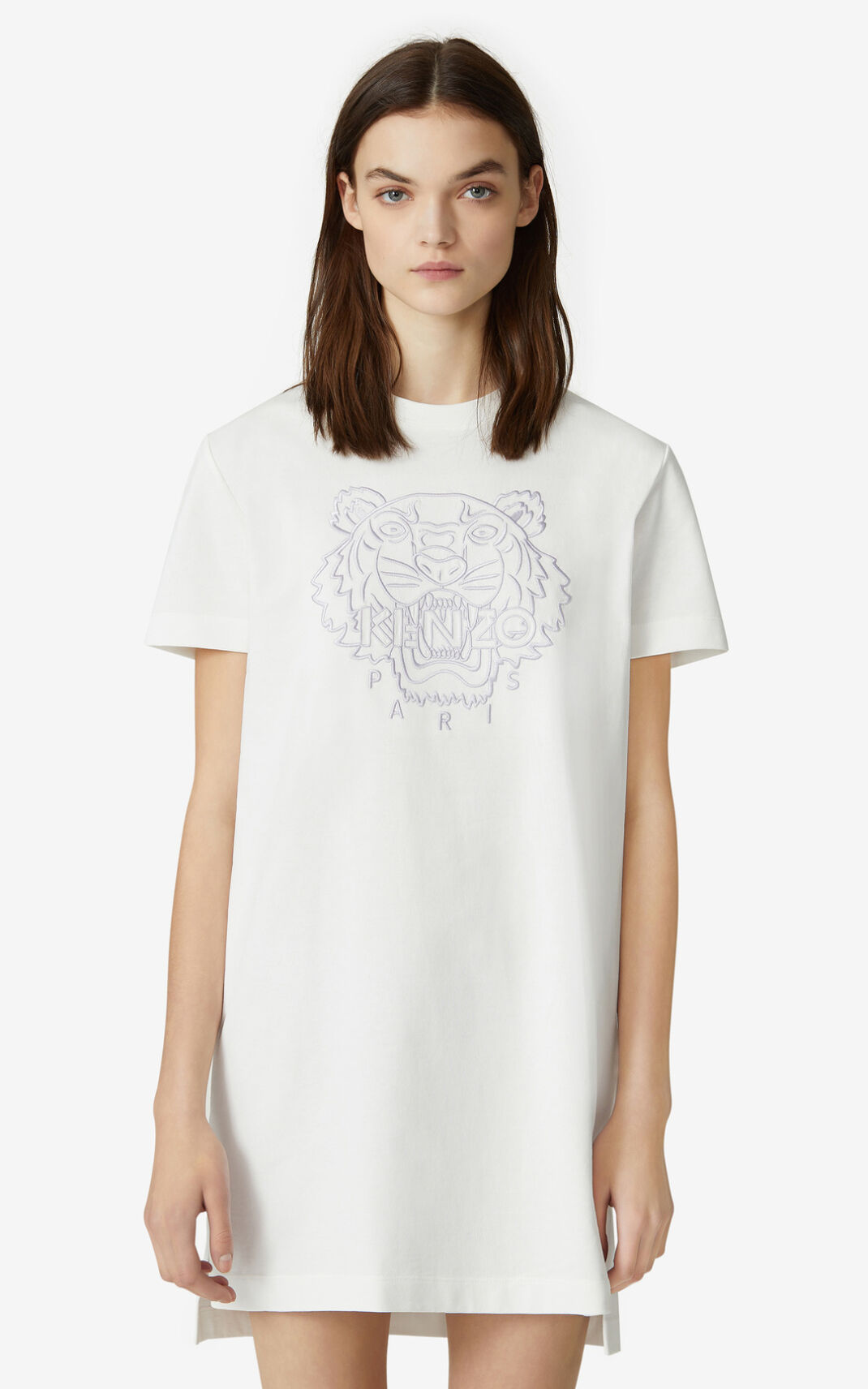 Kenzo Tiger t shirt Ženska Obleke Bela SI-3319007